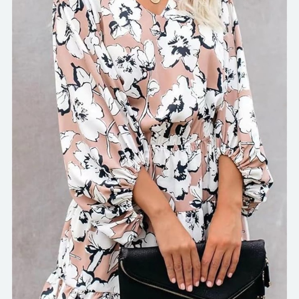 Vici White Cream Ruched Midi Dress